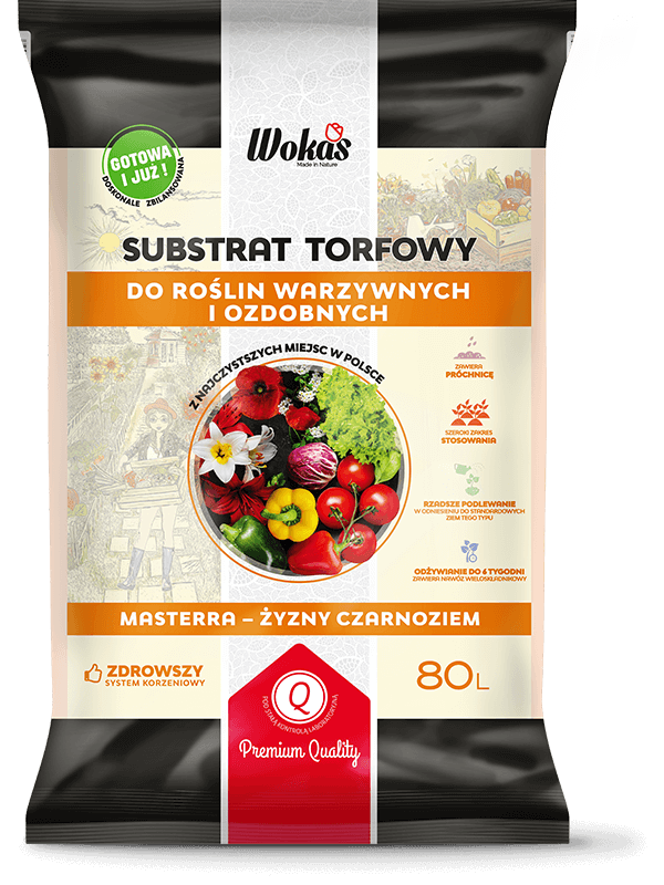 Substrat torfowy do roślin warzywnych i ozdobnych