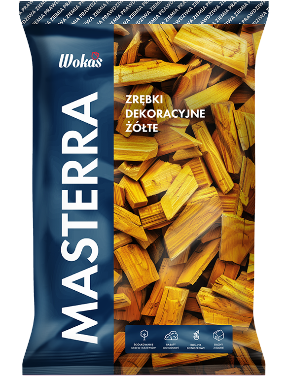 Zrębki dekoracyjne żółte